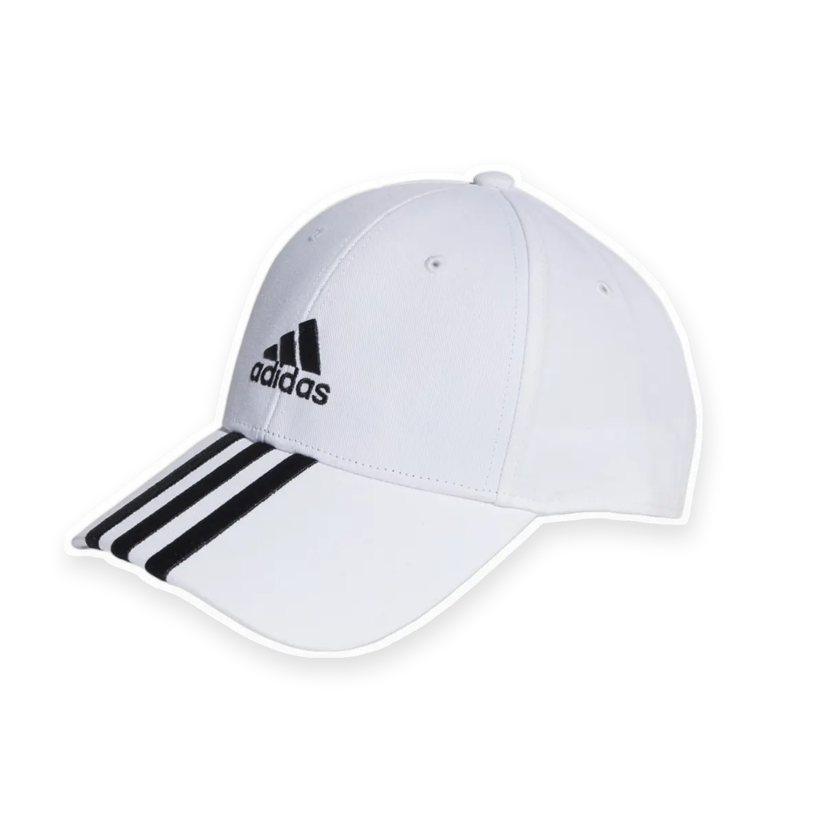 adidas Gorra de béisbol Cotton Twill 3 bandas M/L