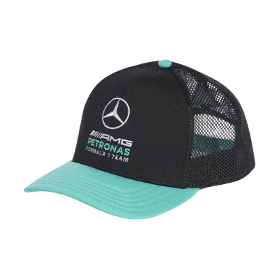 adidas Gorra trucker adidas Mercedes AMG Petronas Formula 1 Team DNA FLATBRIM