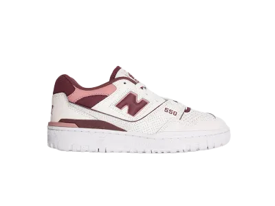 New Balance 550 White Red Pink