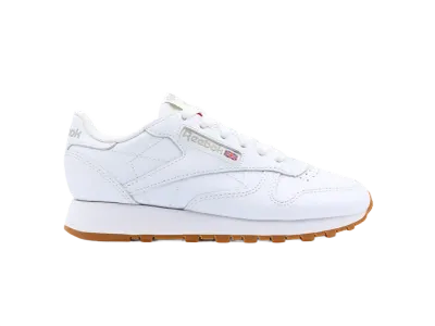 Reebok Classic Leather White Gum Sole