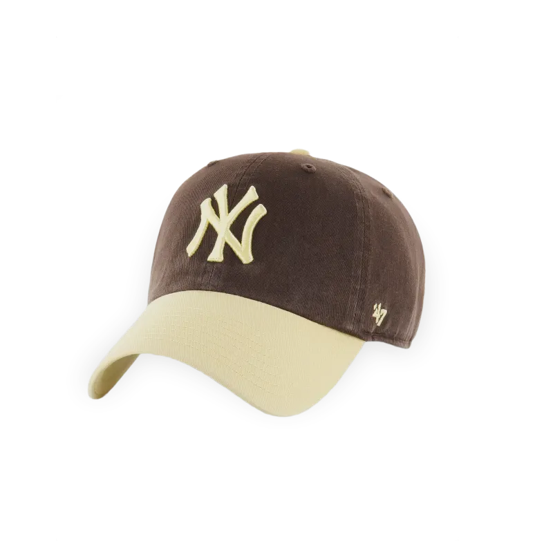 ´47 MLB New York Yankees Two Tone ’47 CLEAN UP w/ No Loop Label