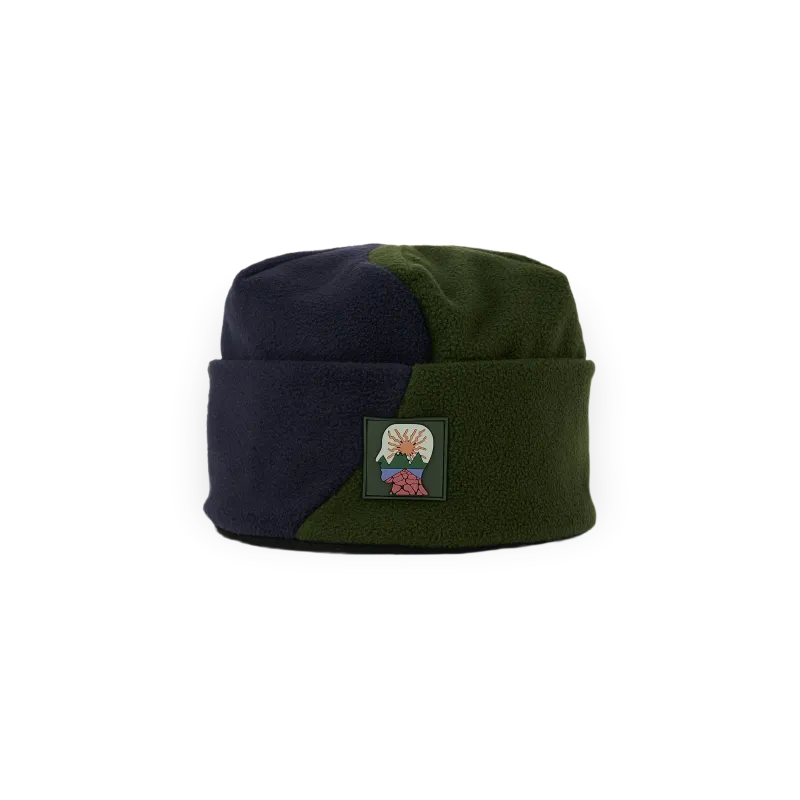 Brain Dead Organic Panel Polar Fleece Beanie