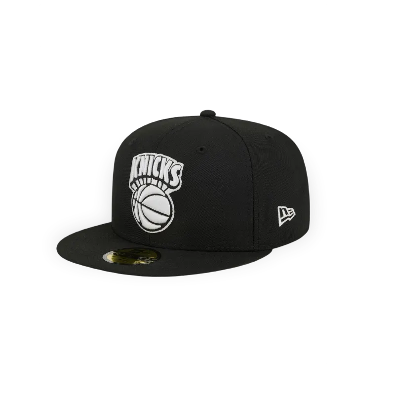 New Era Hwc 31587 59fifty Blkblkwhi New York Knicks