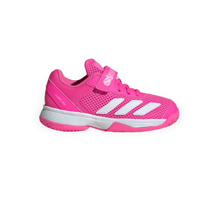 adidas Zapatilla Courtflash Hook-and-Loop Tennis (Niños)
