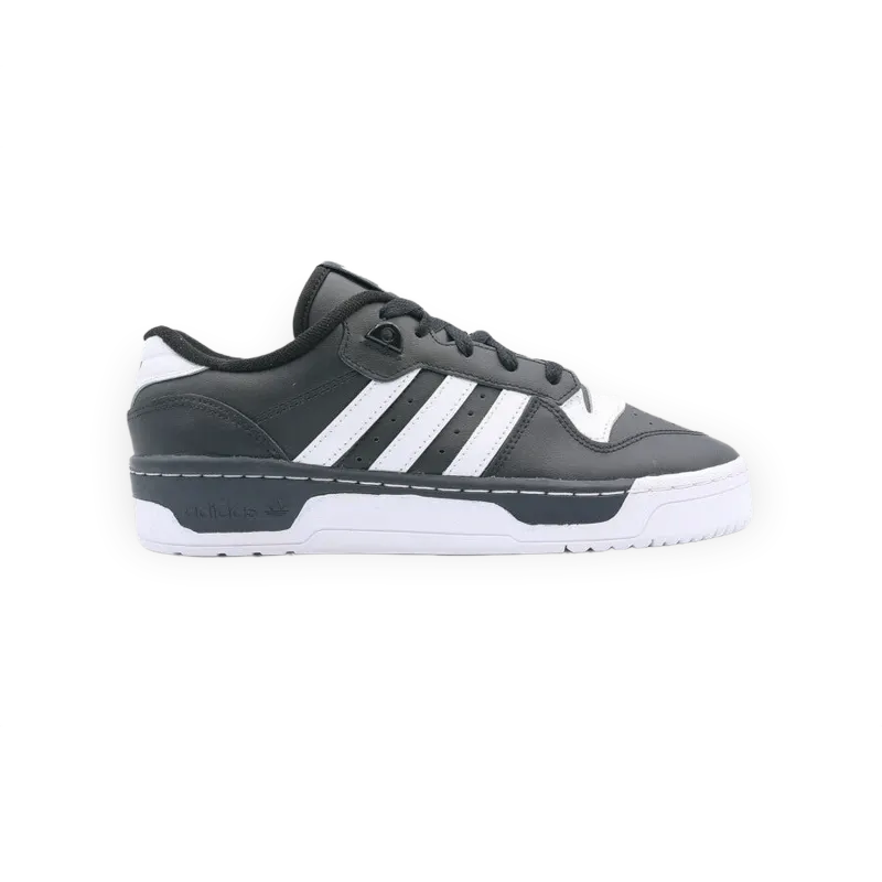 adidas Rivalry Low  Black Leather
