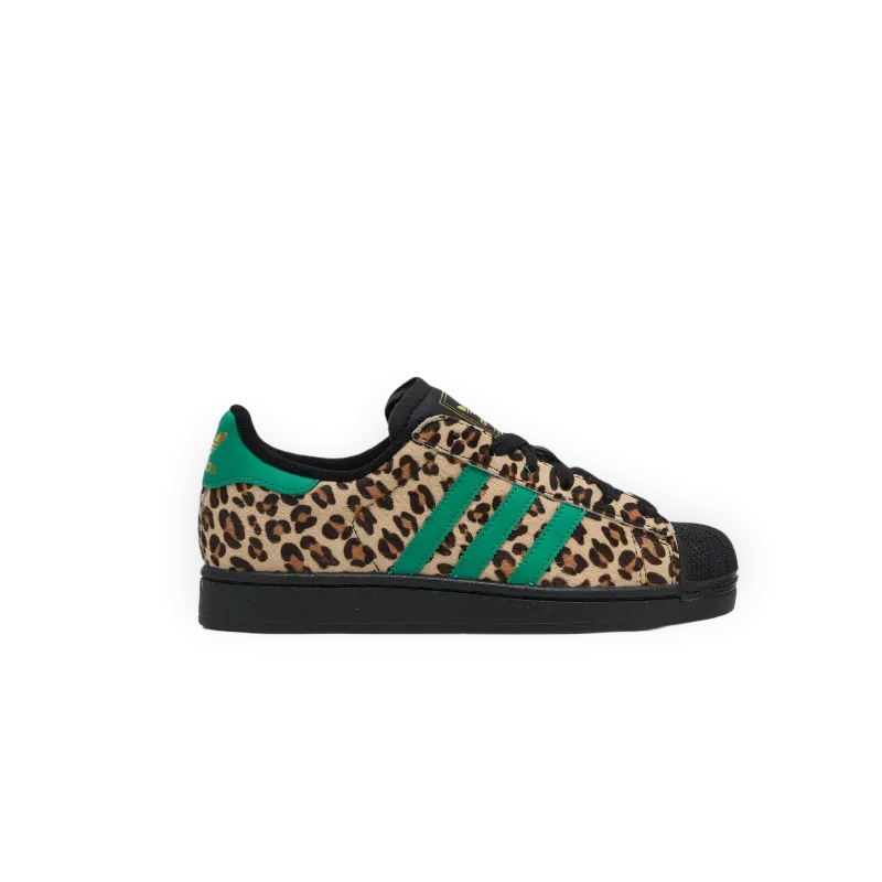 adidas Superstar II "Black Green Leopard"