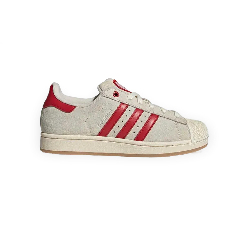 adidas Superstar II W Grey Red San Valentin