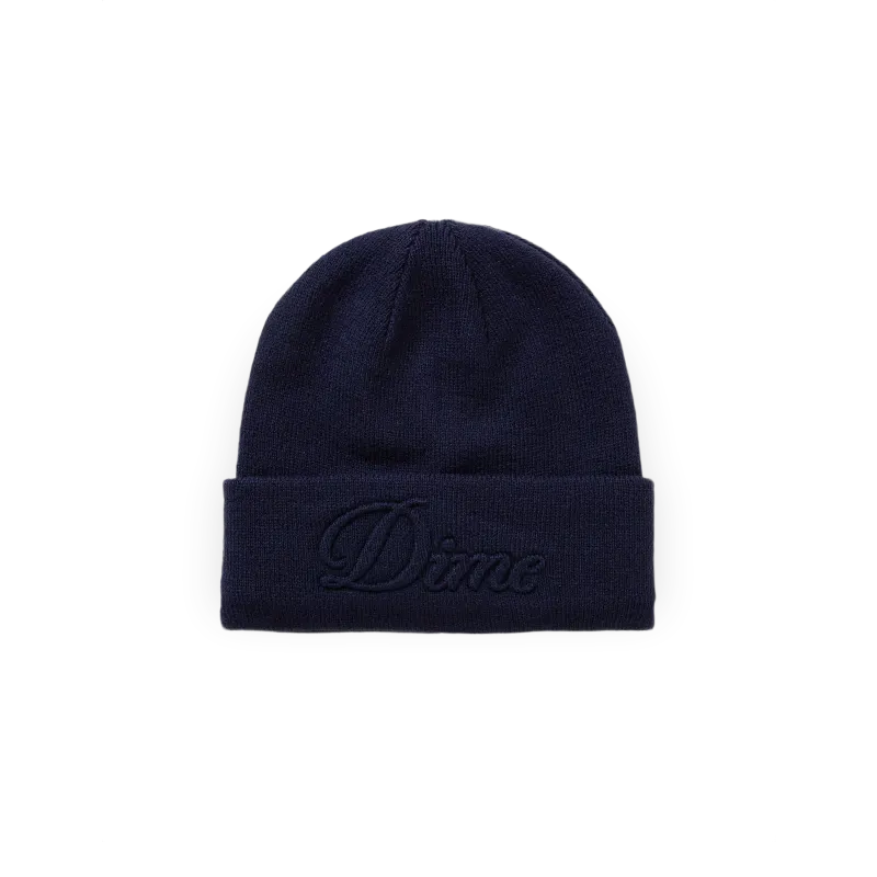 Dime Mtl Cursive Fold Beanie