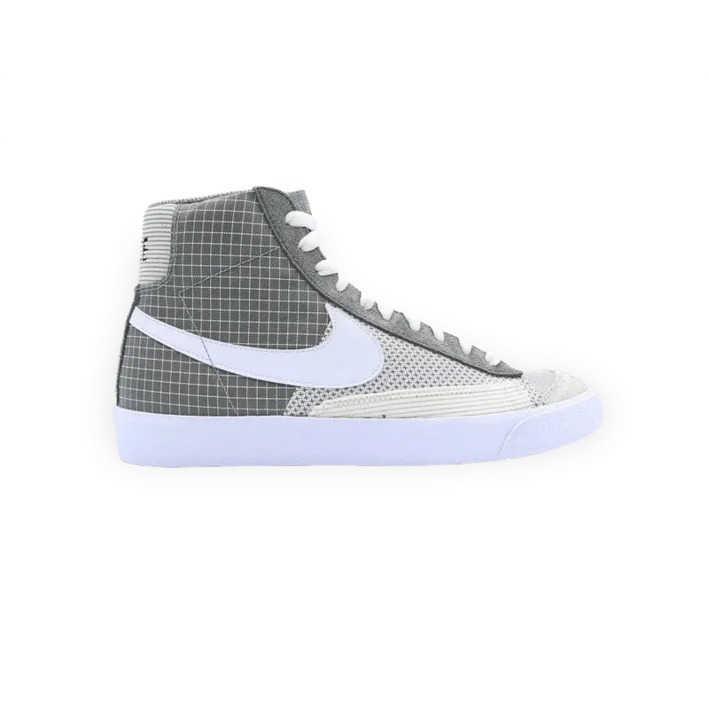 Nike Blazer Mid 77 Patch Smoke Grey White-Particle