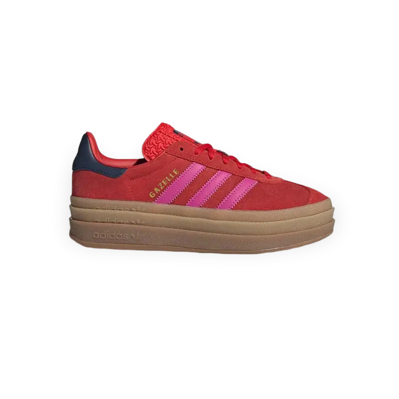 adidas Gazelle Bold W Rojas Bandas Rosas