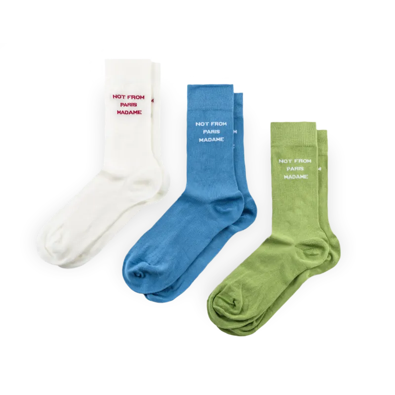 Drole de Monsieur Le Pack De Chaussettes Slogan