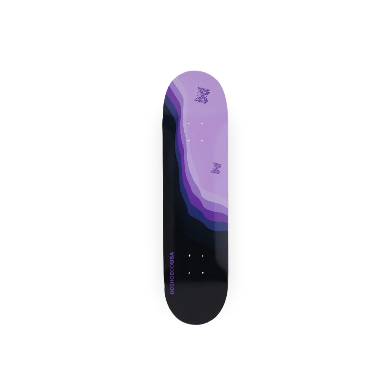Needles DC Shoes Skate Deck 8.25 Black / Purple