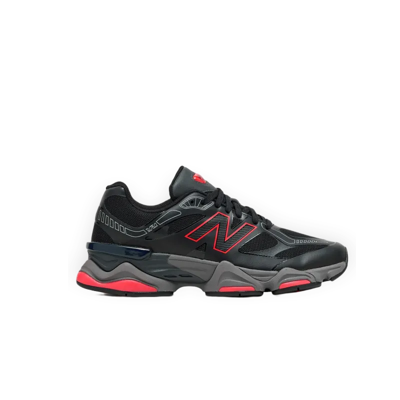 New Balance U9060 nere con rosso