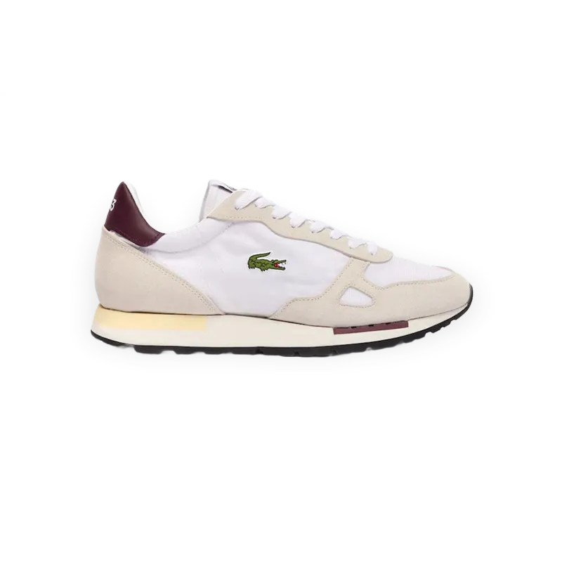 Lacoste Partner 70s Textile Sneakers Blanca Burdeos