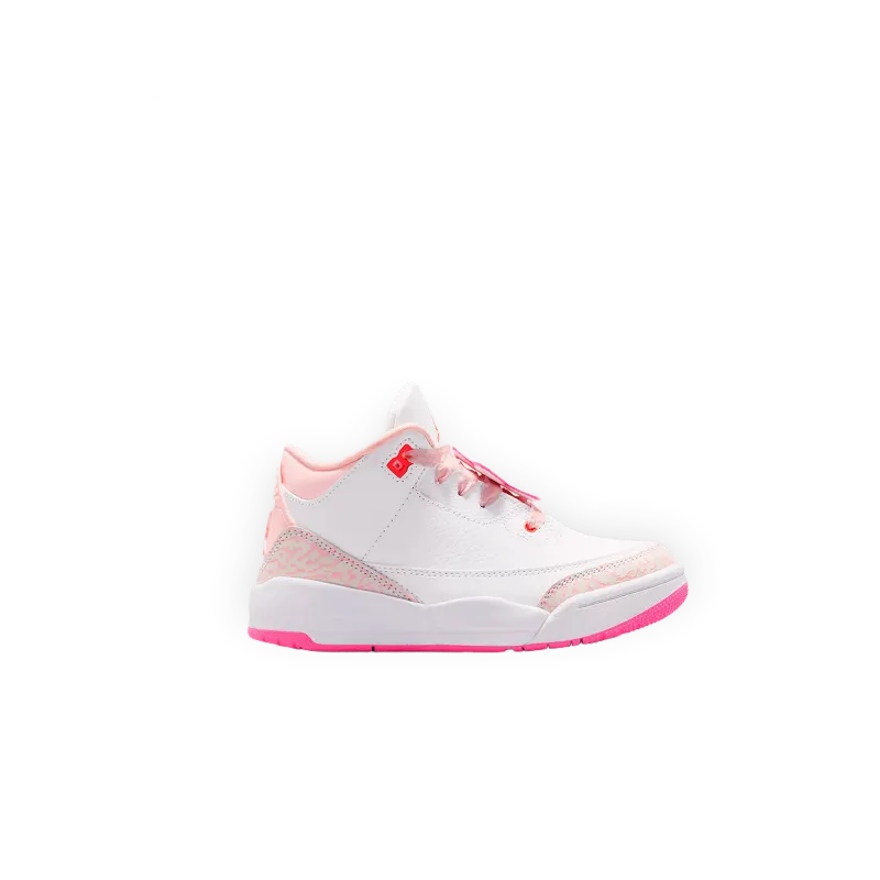 Jordan Air Jordan 3 Retro 'Pearl Pink Hyper Orange' Bambini piccoli