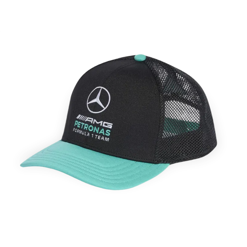 adidas Gorra trucker adidas Mercedes AMG Petronas Formula 1 Team DNA FLATBRIM