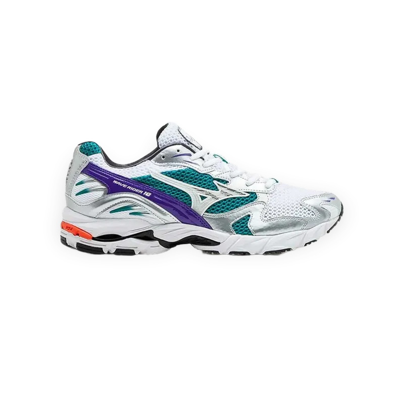 Mizuno Wave Rider 10 White Silver