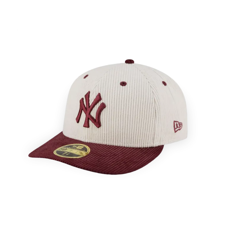 New Era Mlb Cord 59fifty Lp New York Yankees