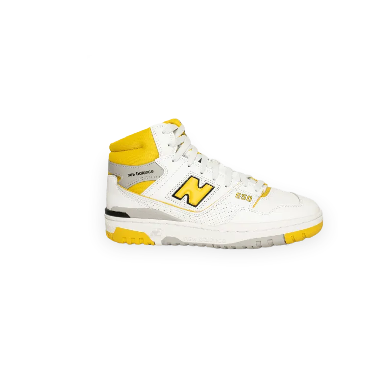New Balance 650 White Burgundy
