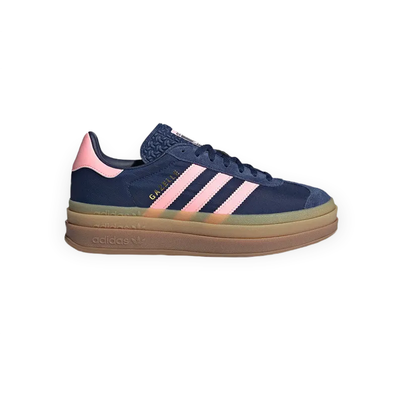 adidas Gazelle Bold W Azules Banda Rosa