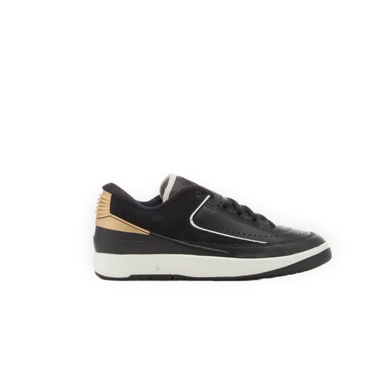 Jordan Air Jordan Women's 2 Retro Low "Black Metallic Gold"