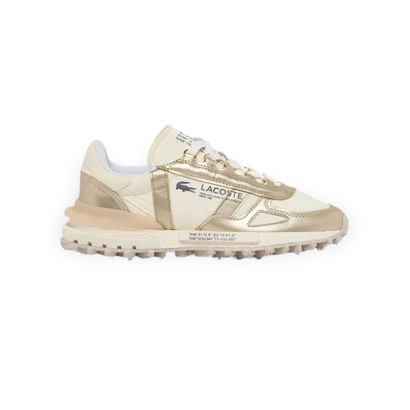 Lacoste Women Elite Active Sneakers Liquid Gold Wh