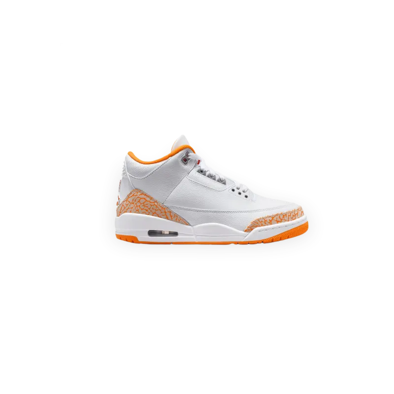 Nike W Air Jordan 3 Retro White "Orange Citrus"