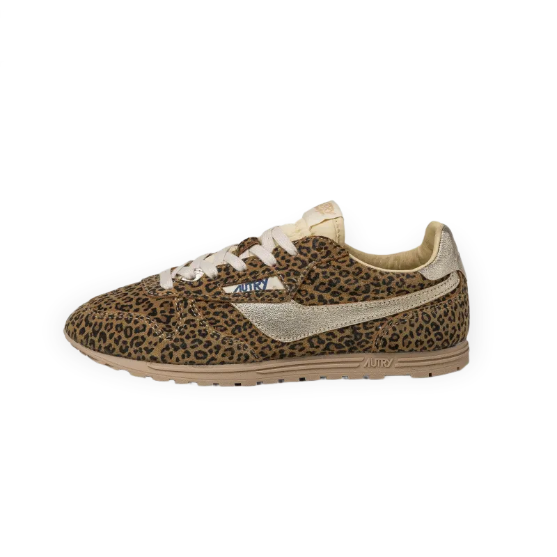 Autry Windspin W *Suede / Leopard*