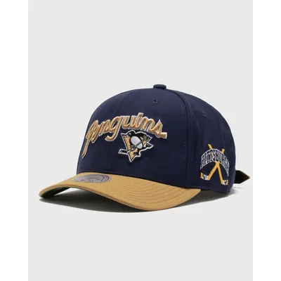 Mitchell & Ness X Just Don Nhl Wave Script Pro Strapback Pittsburgh Penguins
