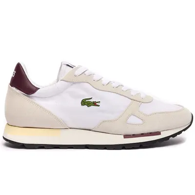Lacoste Partner 70s Textile Sneakers Blanca Burdeos