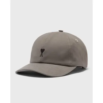 Ami Paris Black Ami De Coeur Embroidery Cap