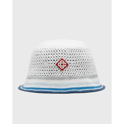 Casablanca Mesh Stripe Crochet Hat