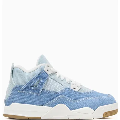 Jordan Air Jordan Women's 4 Retro TEX "Denim Worn Blue" (PS)