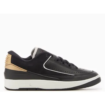 Jordan Air Jordan Women's 2 Retro Low "Black Metallic Gold"