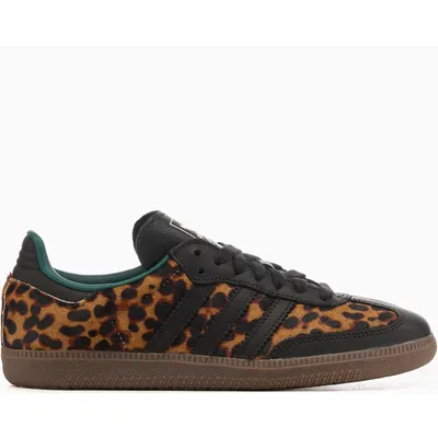 adidas Samba OG "Black Green Leopard"
