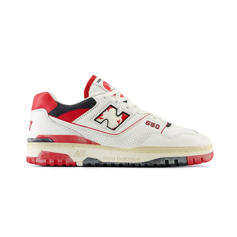 New Balance 550 Sneakers Off White / Red