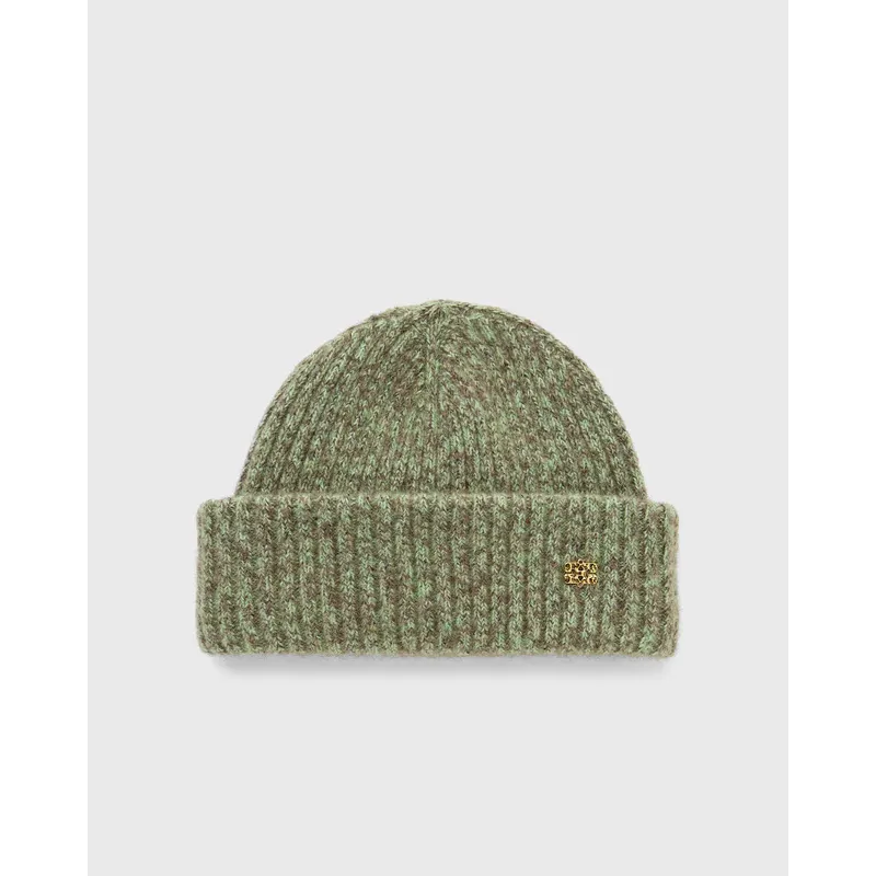 Ganni Melange Brushed Mohair Beanie